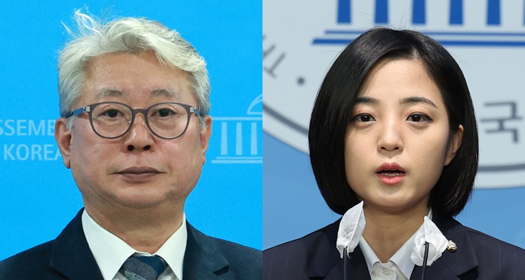 (왼쪽부터) 조응천 개혁신당 최고위원, 류호정 전 의원. <사진=뉴시스>