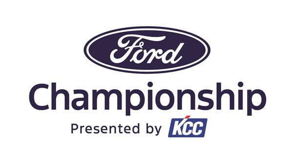 KCC의 CI가 반영된 미국여자골프(이하 LPGA) 투어 신설 대회 '포드 챔피언십 프리젠티드 바이 KCC'의 새로운 공식 로고가 발표됐다. <사진제공=KCC>